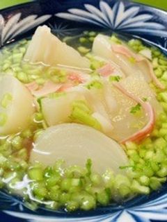 *カブとカニカマの和風スープ*-レシピのメイン写真