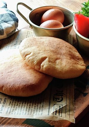 トマト缶でかわいいトマト色★ピタパン-レシピのメイン写真