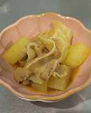 超簡単！電子レンジで大根と豚バラの旨煮！