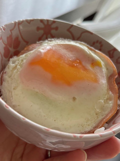 レンジで!ハムエッグ-レシピのメイン写真