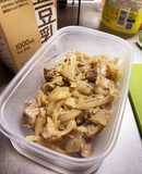 クリームシチューの素で！豚肉炒め