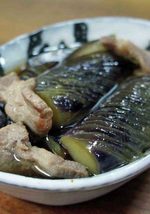 茄子と豚肉の生姜煮-レシピのメイン写真