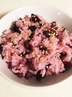 ピンク色!簡単♪ しば漬けご飯-レシピのメイン写真