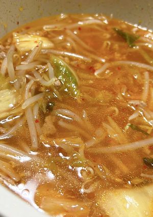 【アレンジ無限】キムチともやしのスープ-レシピのメイン写真