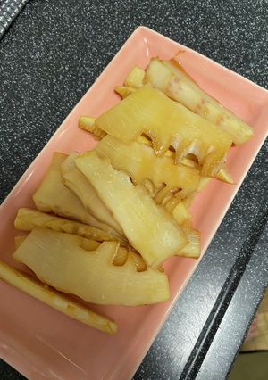 おつまみに♪たけのこバターしょうゆ焼き-レシピのメイン写真