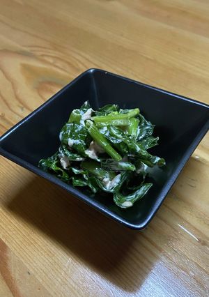 あともう一品って時に法れん草とツナマヨ-レシピのメイン写真