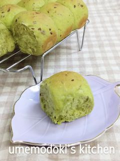 甘納豆入り☆抹茶ちぎりパン-レシピのメイン写真