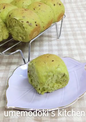 甘納豆入り☆抹茶ちぎりパン-レシピのメイン写真