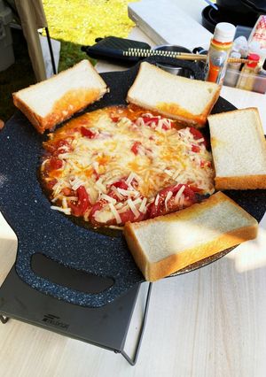 トマトとチーズのピザ風トースト-レシピのメイン写真