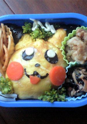 キャラ弁 ピカチュウ-レシピのメイン写真