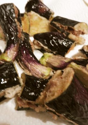 茄子のひき肉詰め揚げ-レシピのメイン写真