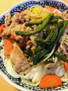 豚肉のスキヤキ風味あまから焼きうどん-レシピのメイン写真