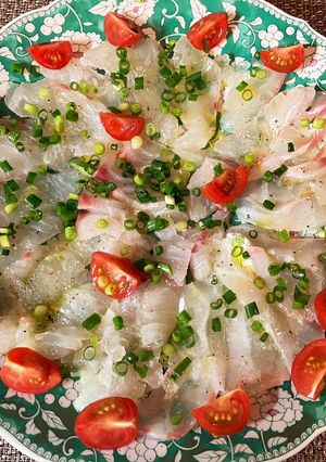 真鯛のカルパッチョ☆盛り付けするだけ-レシピのメイン写真