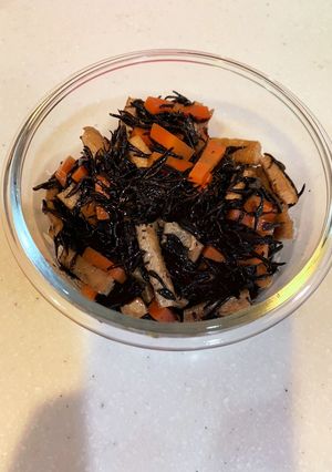 麺つゆで簡単！ひじき煮-レシピのメイン写真