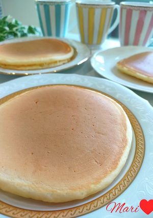 ホットケーキミックス使わないホットケーキ-レシピのメイン写真