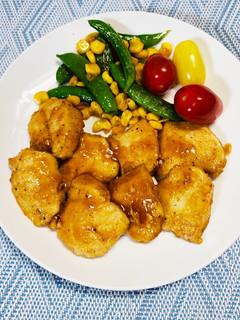 鶏ムネ肉の生姜焼き-レシピのメイン写真