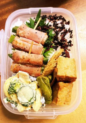 アスパラベーコンお弁当♪♪-レシピのメイン写真