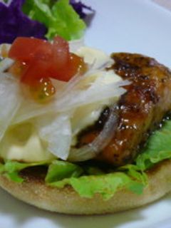 照り焼きサーモンマフィン-レシピのメイン写真
