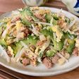 クッキングハッシュともやしのゴーヤー炒め