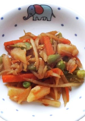【保育園給食】洋風きんぴら-レシピのメイン写真