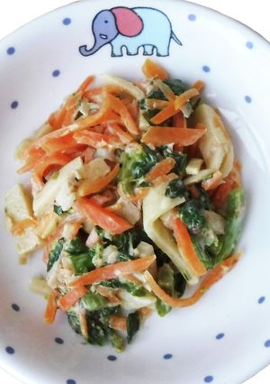 【保育園給食】たけのこマヨサラダ-レシピのメイン写真