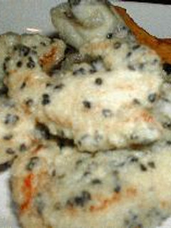 鶏ささみの黒ごまコロモ揚げ-レシピのメイン写真