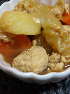さっぱり鶏☆肉じゃが-レシピのメイン写真