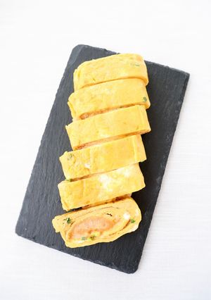 ご飯・おつまみに【明太チーズ入り卵焼き】-レシピのメイン写真