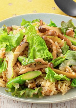 野菜ときのこの簡単ガーリック混ぜご飯-レシピのメイン写真