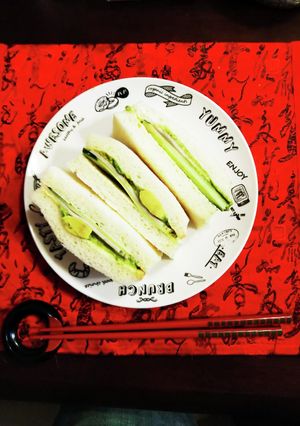 アボカド、ハムサンド-レシピのメイン写真
