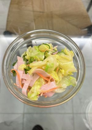 茹でキャベツとハムの簡単サラダ-レシピのメイン写真