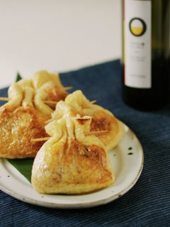 納豆チーズ巾着焼き-レシピのメイン写真