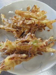 固くて使えない長ネギのかき揚げ-レシピのメイン写真