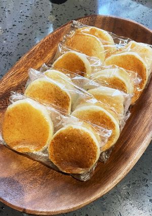 簡単！卵なし！豆腐パンケーキ　離乳食-レシピのメイン写真