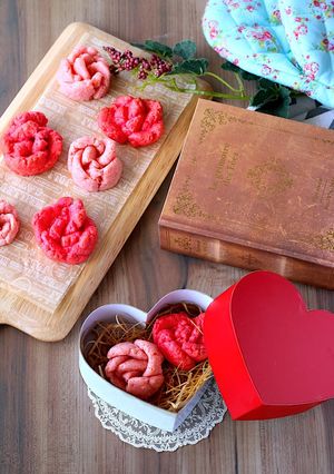 母の日に♪ポリ袋で簡単！お花のクッキー-レシピのメイン写真