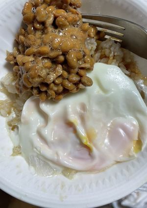 貧乏ズボラ飯 納豆チャーハン 電子レンジ-レシピのメイン写真