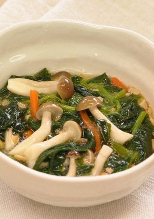 Ca豊富 モロヘイヤと納豆のネバネバ和え-レシピのメイン写真