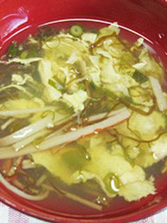 もずくスープ-レシピのメイン写真