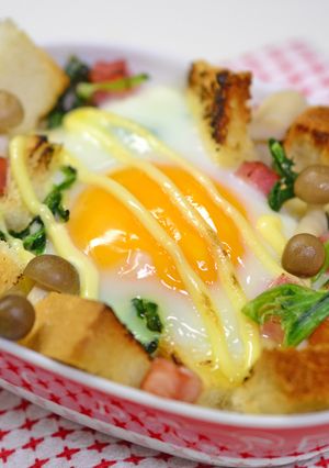 パンde巣ごもり卵-レシピのメイン写真