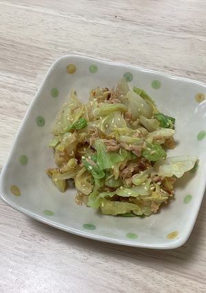 キャベツとツナのからし醤油和え-レシピのメイン写真