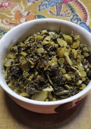 からし菜漬け 炒め-レシピのメイン写真