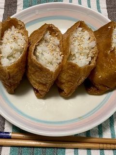 1分調理 超簡単 ねぎすこ いなり寿司-レシピのメイン写真