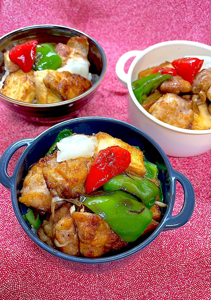 厚揚げ鶏もも照り焼き丼♪お弁当にも-レシピのメイン写真