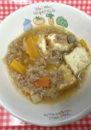 [保育園幼児食]厚揚げの炒め物-レシピのメイン写真
