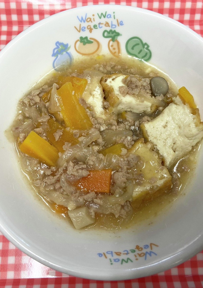 [保育園幼児食]厚揚げの炒め物-レシピのメイン写真