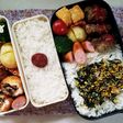 ササミカツ&ハンバーグ弁当(5.8)