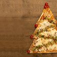 スペイン産オリーブオイルのクリスマスピザ