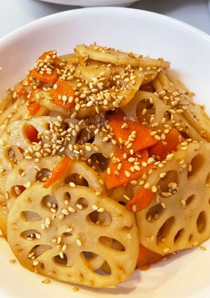 照りと風味が違う！れんこんのきんぴら-レシピのメイン写真