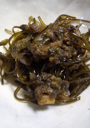 蕗のとうと刻み昆布の煮物-レシピのメイン写真
