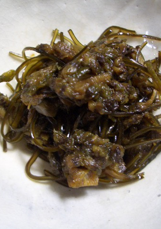 蕗のとうと刻み昆布の煮物-レシピのメイン写真
